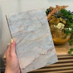 Light Gray Marble Decorative Book